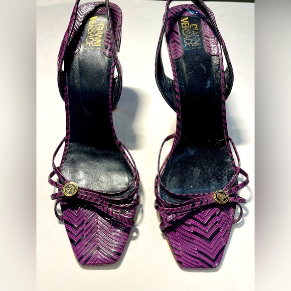 Gianni Versace Medusa High Heeled Sandals 38. Collector - Picture 2 of 5